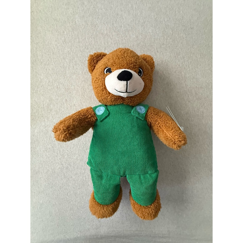 Kohls Cares Corduroy Bear Plush Green Overalls Don Freeman 13 Inch NWT
